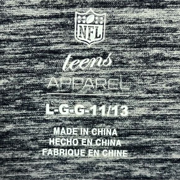 NFL Seattle Seahawks Teens Front Zip Track Jacket with Logo Sz Large  💚💙 - Picture 5 of 5